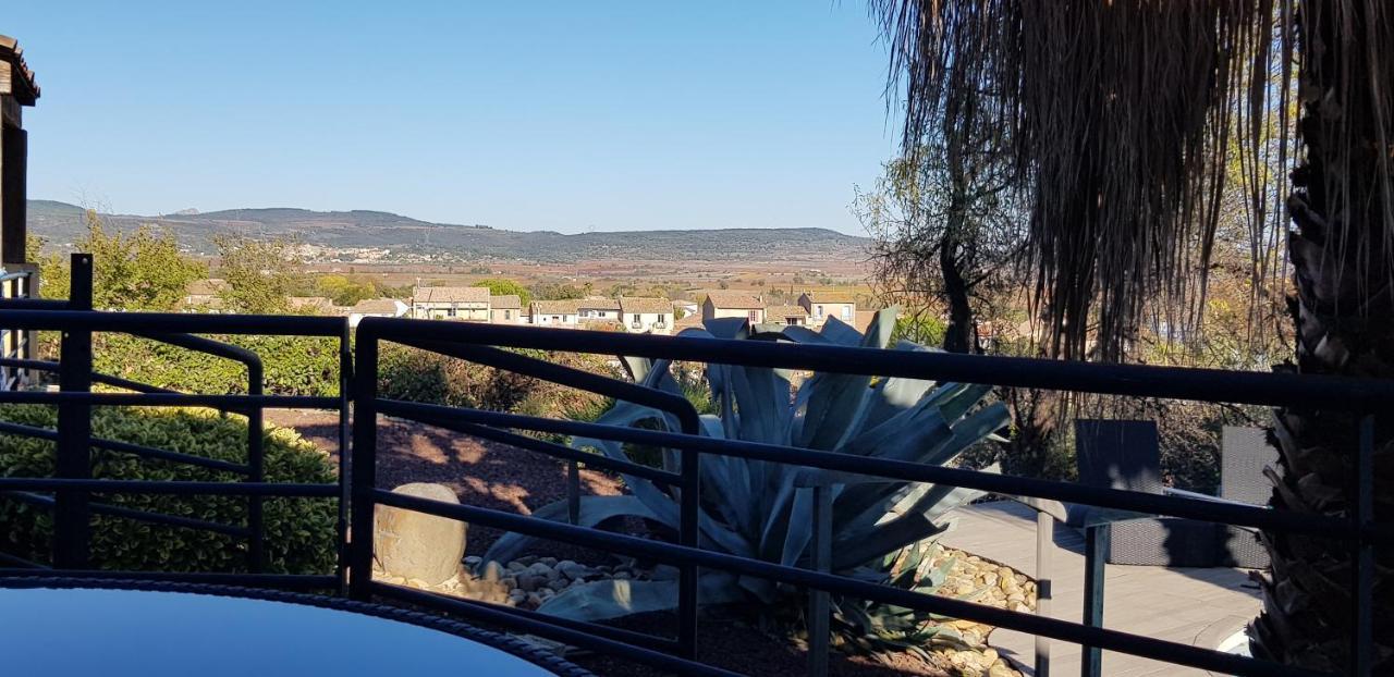 Beautiful Villa With A Stunning View Roujan Extérieur photo