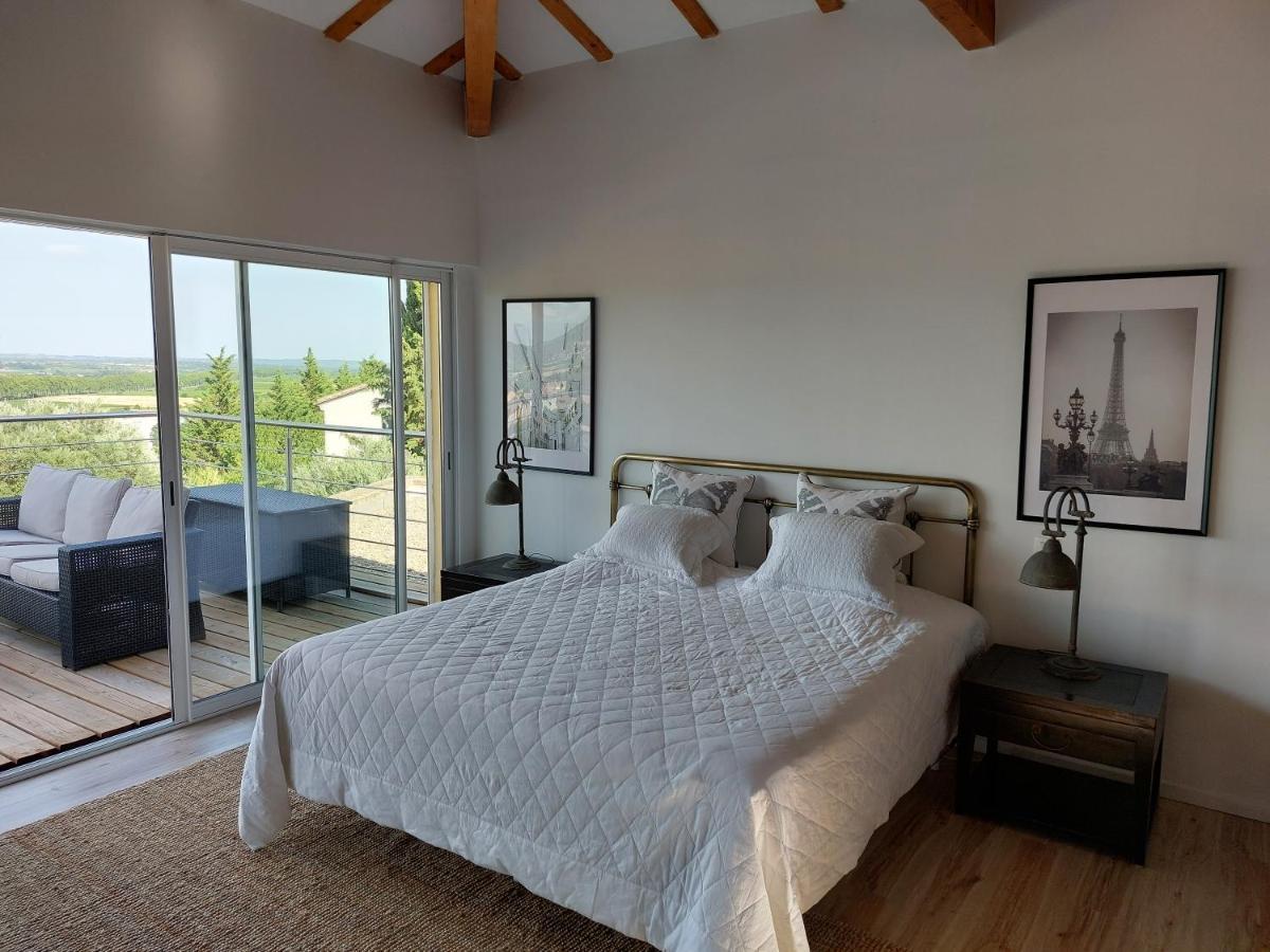 Beautiful Villa With A Stunning View Roujan Extérieur photo